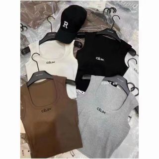 Áo Ba Lỗ Bản To Crotop CL Chất Cotton Mềm Mịn Ôm Gọn Tôn Dáng