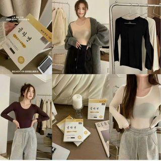 Áo Giữ Nhiệt Giữ Ấm Nữ Tàng Hình Hàn Quốc