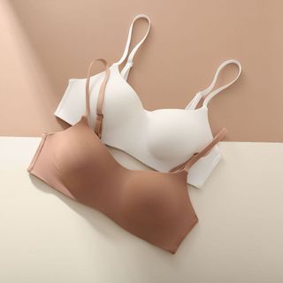 Áo Lót Nữ Một Mảnh Không Gọng Quai Bản To Không Đường May Chống Chảy Xệ Thoáng Khí Thoải Mái 1128