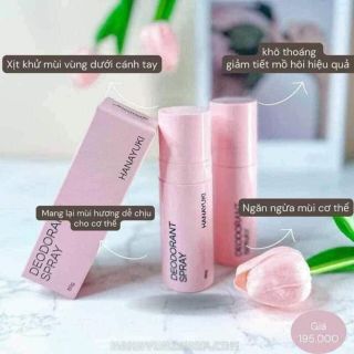 Xịt khử mùi cơ thể hanayuki