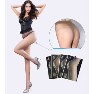 Quần tất giấy nữ tàng hình 10D LEL siêu mỏng siêu dai trong suốt che khuyết điểm chân