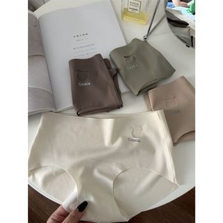 Sét 4 Quần Lót Su Full Hộp Gấu Cookie Cao Cấp, Quần Lót Su Kháng Khuẩn Nâng Mông Không Viền Quyến Rũ Avalingerie