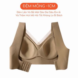 Áo Lót Nữ Su Tăm Không Gọng Bigsize Dây Áo Bản To