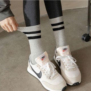 Tất vớ nam nữ cổ cao cổ kẻ, vớ gân trơn cổ cao unisex kẻ sọc dài 18cm loại dày dặn 83% cotton cao cấp