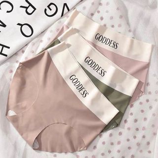 Combo 5 Quần Lót Nữ Đúc Su Cạp Cao Tàng Hình Chữ GODDESS Kháng Khuẩn Không Lộ Viền Cao Cấp