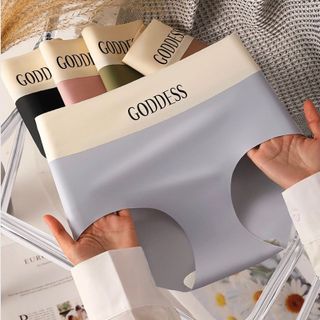 Combo 5 Quần Lót Nữ Đúc Su Cạp Cao Tàng Hình Chữ GODDESS Kháng Khuẩn Không Lộ Viền Cao Cấp