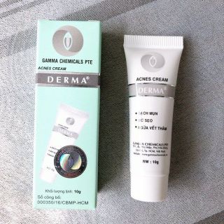 Kem MỤN DERMA ANTI ACNE CREAM giúp làn da trở nên mịn màng, se khít lỗ chân lông.