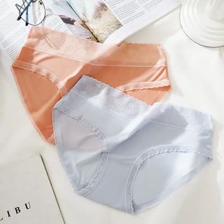 Combo 5 Quần Lót Tàng Hình Cạp Ren Tim Nữ Thoáng Mát Ôm Sát Kháng Khuẩn Mỏng Sexy Xuất Nhật