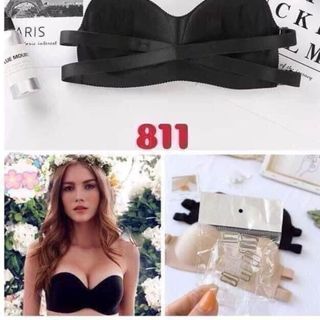 Áo lót 811, Áo bra 810 cúp ngực cài trước đệm mỏng su đúc
