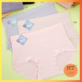Combo 10 quần lốt nữ cạp cao gen bụng chất liệu su đúc mềm mại viền ren điệu đà bigsize 60-80kg ms 307