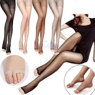 Quần tất xỏ ngón, Quần tất hở ngón chống nắng, quần tất mỏng nhẹ chống UV 2 màu da , đen
