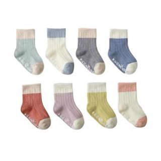 Tất Vớ Gân Tăm Cổ Bo Cao Cổ Chống Trơn Trượt Cho Bé Trai Bé Gái Sơ Sinh đến 1 2 Tuổi