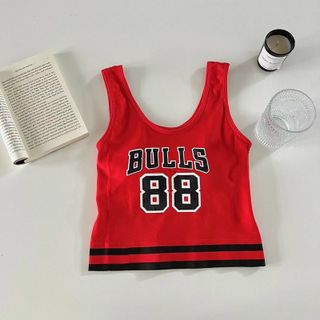 Áo bra 3 lỗ thể thao gym Bulls 88 cá tính năng động
