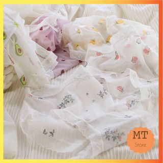Quần lót nữ ren lưới 
 thoáng mát họa tiết hoa quả fruit co giãn mềm mịn siêu xinh