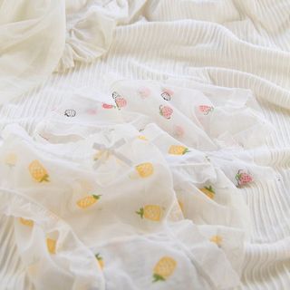 Quần lót nữ ren lưới 
 thoáng mát họa tiết hoa quả fruit co giãn mềm mịn siêu xinh