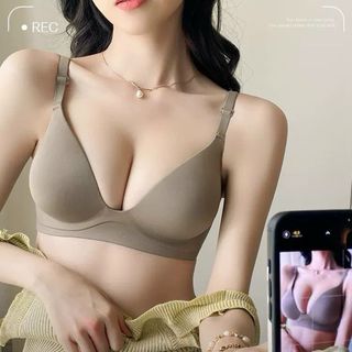 Áo lót su đúc siêu nâng ngực dày 5cm không gọng bản to che mỡ lưng 865