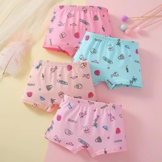 Combo 5 Quần chip đùi mặc váy cho bé gái chất liệu cotton kháng khuẩn thoáng mát cho bé từ 15 - 40kg