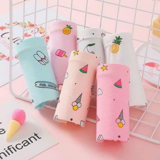 Combo 5 Quần chip đùi mặc váy cho bé gái chất liệu cotton kháng khuẩn thoáng mát cho bé từ 15 - 40kg