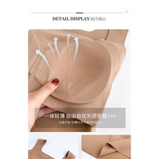 Áo bra su tăm dáng lửng croptop kèm mút ngực xinh xắn