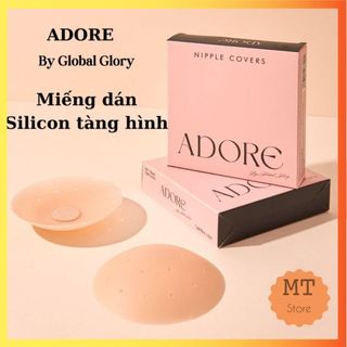 Miếng dán ngực Silicone thông hơi Adore Việt Nam, miếng dán ngực tự thân siêu dính tàng hình