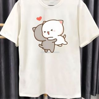 Áo đôi mèo mi dễ thương