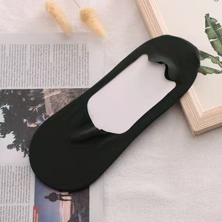 Tất vớ lụa lạnh mỏng mát màu trơn thoáng khí chống hôi chân cho nam nữ