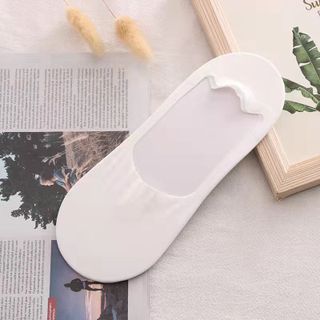Tất vớ lụa lạnh mỏng mát màu trơn thoáng khí chống hôi chân cho nam nữ