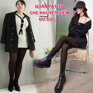 Quần tất 3D Bigsize Cho Người Béo che khuyết điểm từ 40 đến 75kg