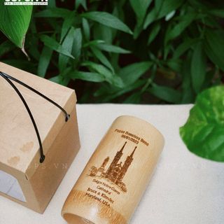 Ly Tre Uống Nước Khắc Họa Tiết Việt Nam, Quà Tặng Ý Nghĩa Cho Người Nước Ngoài