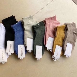 Sét 10 Đôi Tất Nam, Nữ Muối Tiêu Phong Cách Vintage