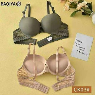 Áo lót ngực nữ đệm dày Ck03 nâng ngực tạo khe chất liệu su đúc không gọng