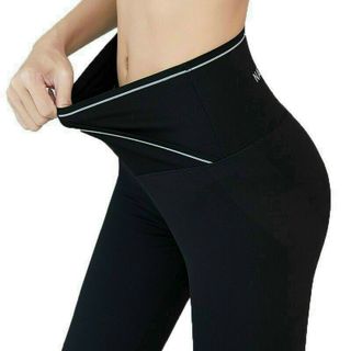 Quần legging nữ cạp chéo lưng cao gen bụng vải thun cotton ôm bó