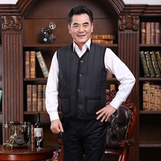 Áo Gile lót lông cho ông cho bố siêu ấm bigsize