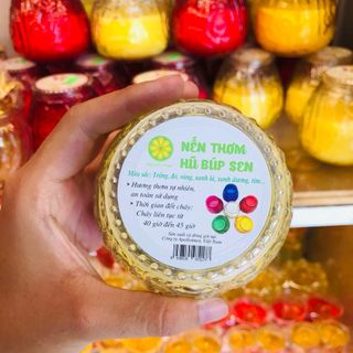 Nến thơm hũ búp sen 42 tiếng