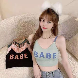 Áo bra tập thể thao gym yoga BABE dáng lửng croptop phong cách Hàn Quốc năng động trẻ trung