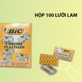 Hộp 100 lưỡi lam Bic Platinum