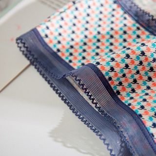 Quần lót Nữ Cotton Cao Cấp Mềm Mịn ,Viền Ren Phối Họa Tiết Thổ Cẩm 0742