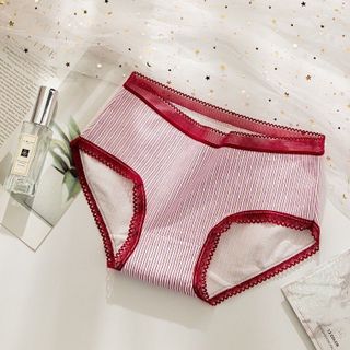 Quần lót Nữ Cotton Cao Cấp Mềm Mịn ,Viền Ren Phối Họa Tiết Thổ Cẩm 0742