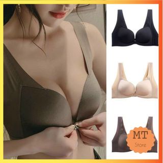 Áo lót su đúc nâng ngực không gọng cài trước, áo lót mẫu mới hottrend