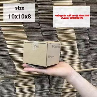 Hộp carton kt: 10x10x8