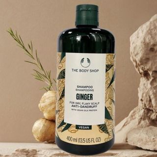 Chai lớn 400ml DẦU GỘI GỪNG TƯƠI TRỊ GÀU MƯỢT TÓC Made in UK dành cho tóc khô & có gàu