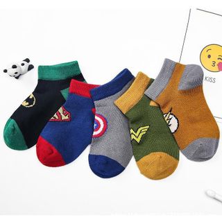 Combo 10 Tất trẻ em siêu nhân anh hùng cho bé 1 - 8 tuổi