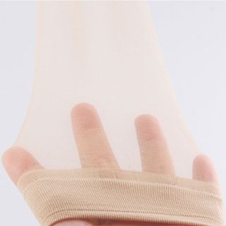 Tất vớ màu da chân mỏng pha ren điệu đà cho nữ chống xước