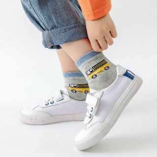 Tất vớ cổ cao hình ô tô cho bé trai 1 2 3 4 5 6 7 8 9 10 11 12 tuổi