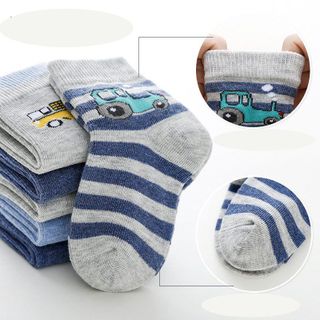 Tất vớ cổ cao hình ô tô cho bé trai 1 2 3 4 5 6 7 8 9 10 11 12 tuổi