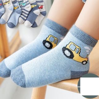 Tất vớ cổ cao hình ô tô cho bé trai 1 2 3 4 5 6 7 8 9 10 11 12 tuổi