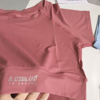 Áo tập gym, yoga cộc tay, áo croptop chất thun co giãn cao cấp