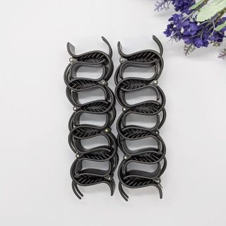 Set 12 Kẹp tóc càng cua , cặp tóc càng cua màu trơn