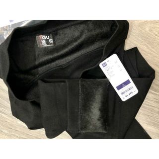 Quần legging Gu lót lông nhung mịn không bai dão , không xù vải