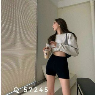 Quần short đùi, Quần legging nữ cuộn zar.a mặc siêu đẹp